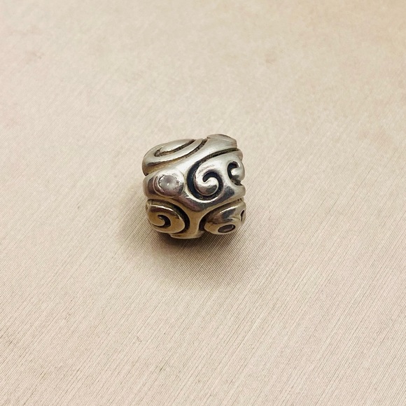 EUC Pandora 790548CZ Sterling Silver Day Dream Bead w/ Clear Zirconia - Picture 4 of 11